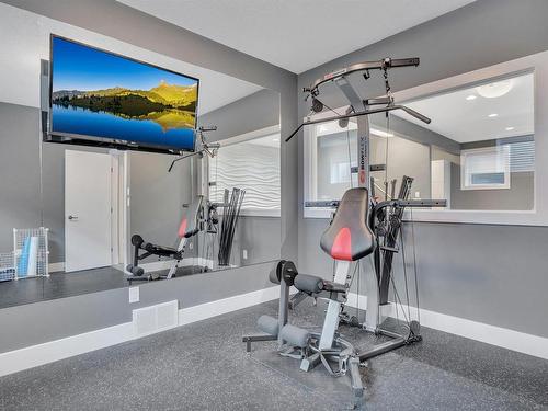 3163 Cameron Heights Way, Edmonton, AB - Indoor Photo Showing Gym Room