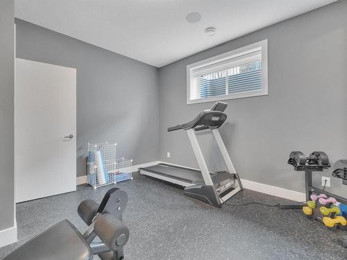 3163 Cameron Heights Way, Edmonton, AB - Indoor Photo Showing Gym Room