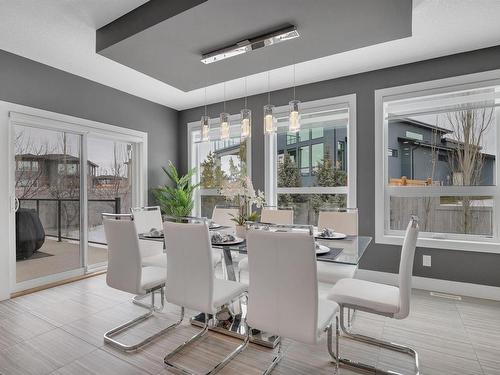 3163 Cameron Heights Way, Edmonton, AB - Indoor Photo Showing Dining Room