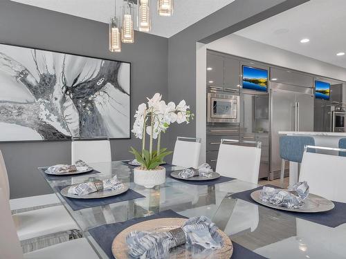 3163 Cameron Heights Way, Edmonton, AB - Indoor Photo Showing Dining Room