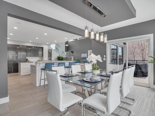 3163 Cameron Heights Way, Edmonton, AB - Indoor Photo Showing Dining Room