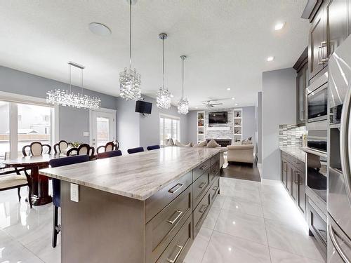 1966 Adamson Terrace, Edmonton, AB - Indoor Photo Showing Kitchen With Upgraded Kitchen