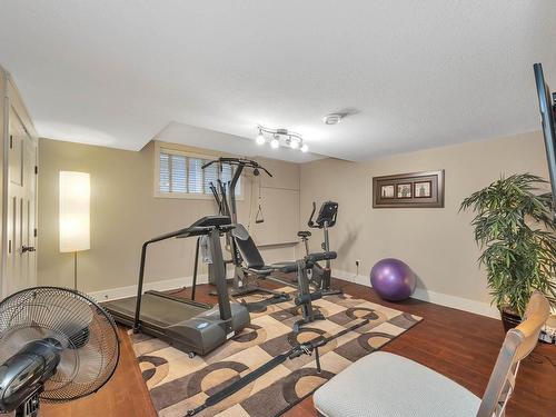 1237 Chahley Landing, Edmonton, AB - Indoor Photo Showing Gym Room