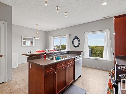 89 13825 155 Avenue, Edmonton, AB - Indoor Photo Showing Kitchen With Double Sink