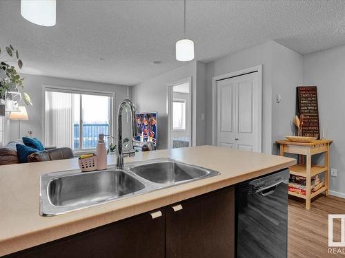 346 1196 Hyndman Road, Edmonton, AB - Indoor Photo Showing Kitchen With Double Sink