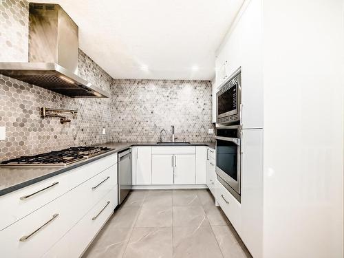 16104 100 Street, Edmonton, AB - Indoor Photo Showing Kitchen With Upgraded Kitchen