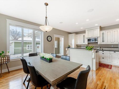 10134 81 Street, Edmonton, AB - Indoor Photo Showing Dining Room