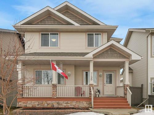 7129 South Terwillegar Drive, Edmonton, AB - Outdoor With Deck Patio Veranda With Facade