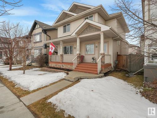 7129 South Terwillegar Drive, Edmonton, AB - Outdoor With Deck Patio Veranda With Facade