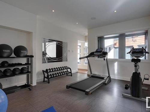 243 Windermere Drive, Edmonton, AB - Indoor Photo Showing Gym Room