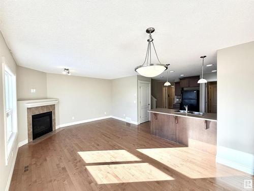 12513 171 Avenue, Edmonton, AB - Indoor Photo Showing Living Room With Fireplace