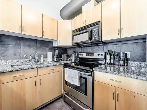 309 10235 112 Street, Edmonton, AB - Indoor Photo Showing Kitchen