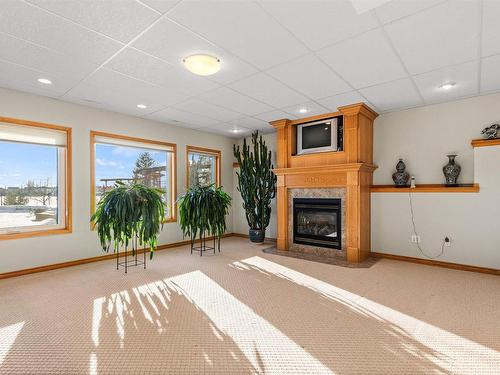 1061 Tory Road, Edmonton, AB - Indoor With Fireplace