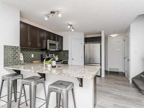 16421 134 Street, Edmonton, AB - Indoor Photo Showing Kitchen With Stainless Steel Kitchen With Upgraded Kitchen