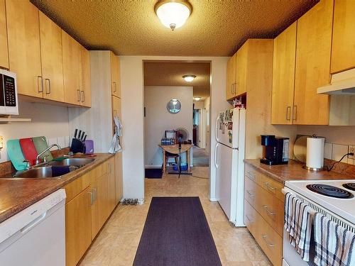 3648 117 Ave, Edmonton, AB - Indoor Photo Showing Kitchen With Double Sink