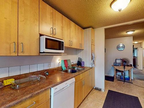 3648 117 Ave, Edmonton, AB - Indoor Photo Showing Kitchen With Double Sink