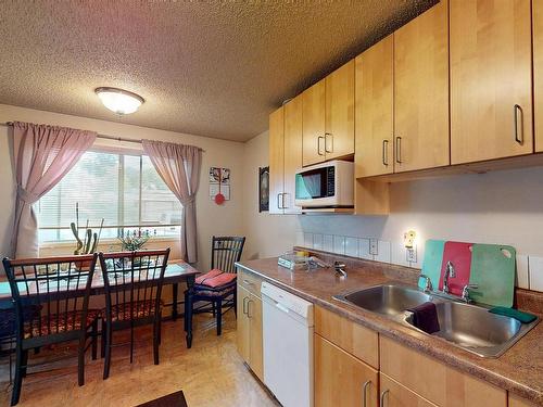 3648 117 Ave, Edmonton, AB - Indoor Photo Showing Kitchen With Double Sink