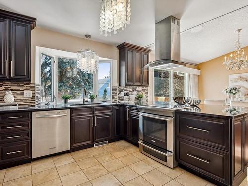 13823 90 Avenue, Edmonton, AB - Indoor Photo Showing Kitchen With Upgraded Kitchen