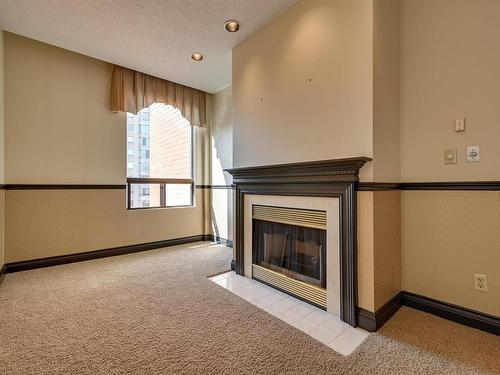 12A 10050 118 Street, Edmonton, AB - Indoor With Fireplace