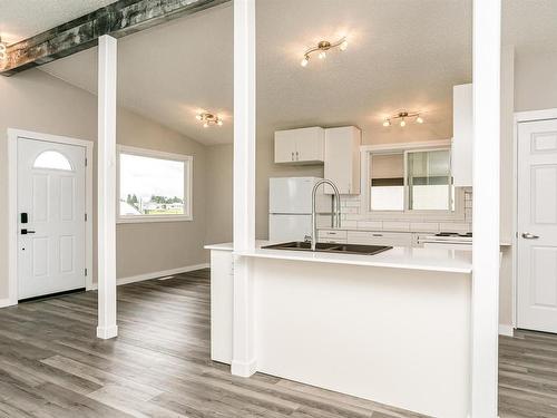 13412 94 Street, Edmonton, AB - Indoor Photo Showing Kitchen With Double Sink