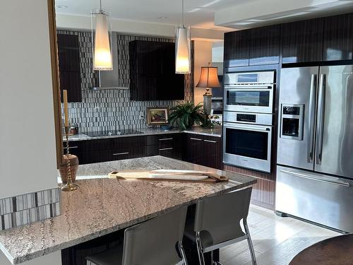 1403 11969 Jasper Avenue, Edmonton, AB - Indoor Photo Showing Kitchen With Upgraded Kitchen