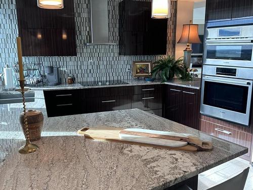 1403 11969 Jasper Avenue, Edmonton, AB - Indoor Photo Showing Kitchen With Upgraded Kitchen