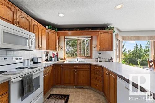 11415 9 Avenue, Edmonton, AB - Indoor Photo Showing Kitchen With Double Sink