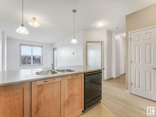 1-215 4245 139 Avenue, Edmonton, AB - Indoor Photo Showing Kitchen With Double Sink