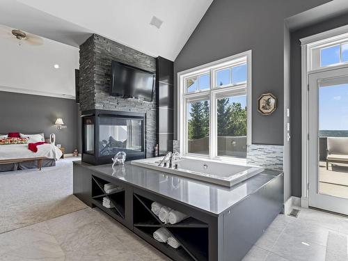 60 Windermere Drive, Edmonton, AB - Indoor With Fireplace