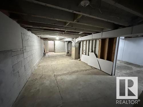 10803 93 Street, Edmonton, AB - Indoor Photo Showing Basement