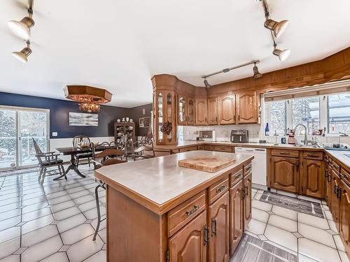 15756 106 Street, Edmonton, AB - Indoor Photo Showing Kitchen With Double Sink