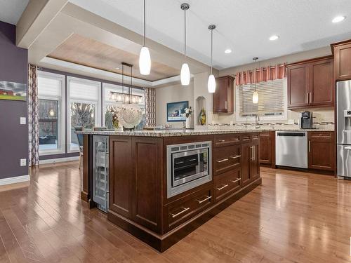 2205 Warry Loop, Edmonton, AB - Indoor Photo Showing Kitchen With Upgraded Kitchen