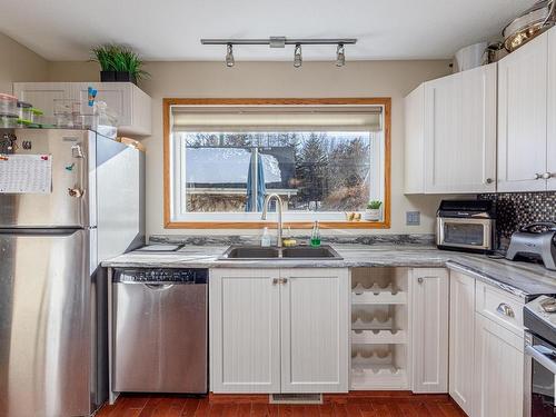 9309 98 Avenue, Edmonton, AB - Indoor Photo Showing Kitchen With Double Sink