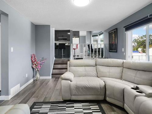 10255 159 Street, Edmonton, AB - Indoor Photo Showing Living Room