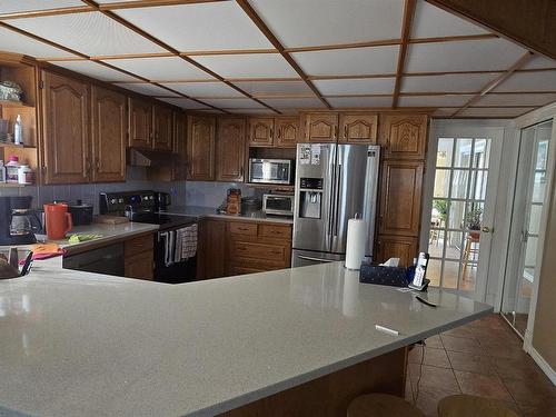 12223 63 Street, Edmonton, AB - Indoor Photo Showing Kitchen With Double Sink