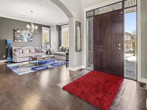 2312 Cameron Ravine Cove Cove, Edmonton, AB - Indoor Photo Showing Living Room