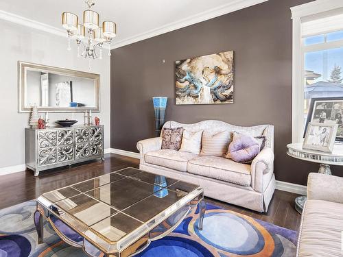 2312 Cameron Ravine Cove Cove, Edmonton, AB - Indoor Photo Showing Living Room