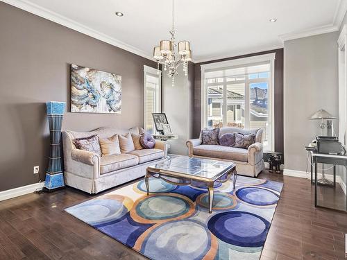 2312 Cameron Ravine Cove Cove, Edmonton, AB - Indoor Photo Showing Living Room