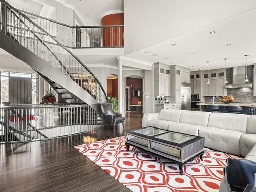 2312 Cameron Ravine Cove Cove, Edmonton, AB - Indoor Photo Showing Living Room