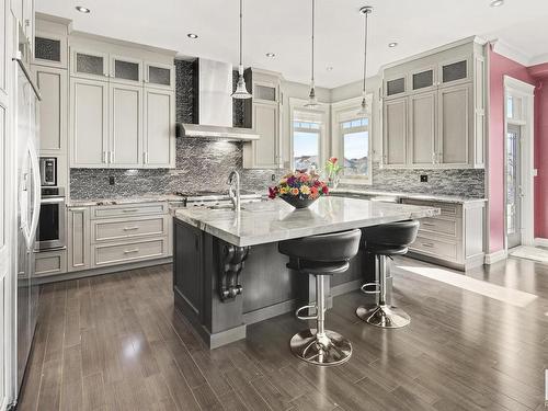 2312 Cameron Ravine Cove Cove, Edmonton, AB - Indoor Photo Showing Kitchen With Upgraded Kitchen