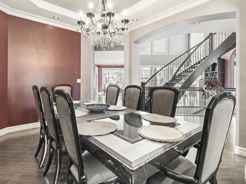 2312 Cameron Ravine Cove Cove, Edmonton, AB - Indoor Photo Showing Dining Room