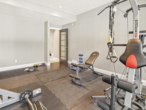2312 Cameron Ravine Cove Cove, Edmonton, AB - Indoor Photo Showing Gym Room