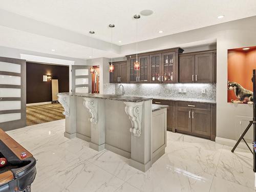 2312 Cameron Ravine Cove Cove, Edmonton, AB - Indoor Photo Showing Kitchen With Upgraded Kitchen