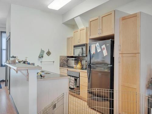 310 10411 122 Street, Edmonton, AB - Indoor Photo Showing Kitchen