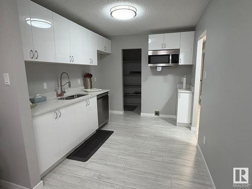 29 2204 118 Street, Edmonton, AB - Indoor Photo Showing Kitchen With Double Sink