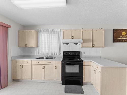 15035 128 Street, Edmonton, AB - Indoor Photo Showing Kitchen With Double Sink