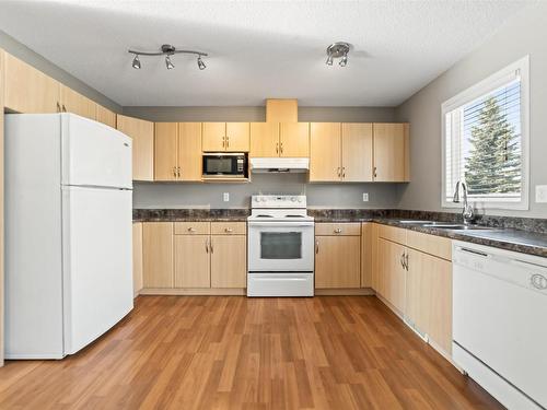 50 2503 24 Street, Edmonton, AB - Indoor Photo Showing Kitchen With Double Sink