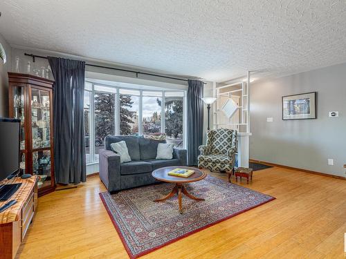 6211 95 Avenue, Edmonton, AB - Indoor Photo Showing Living Room