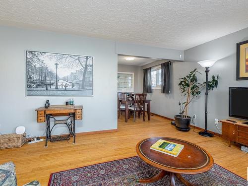 6211 95 Avenue, Edmonton, AB - Indoor Photo Showing Living Room