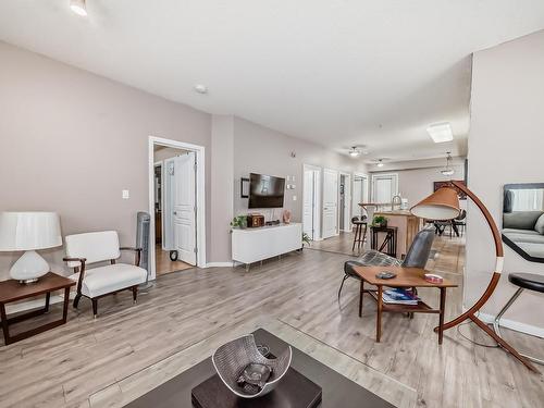 101 8619 111 Street, Edmonton, AB - Indoor Photo Showing Living Room